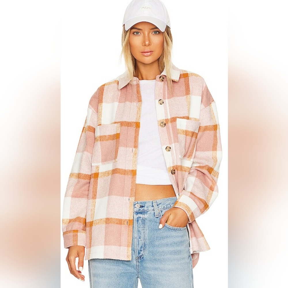 Bardot Medium Check Shacket